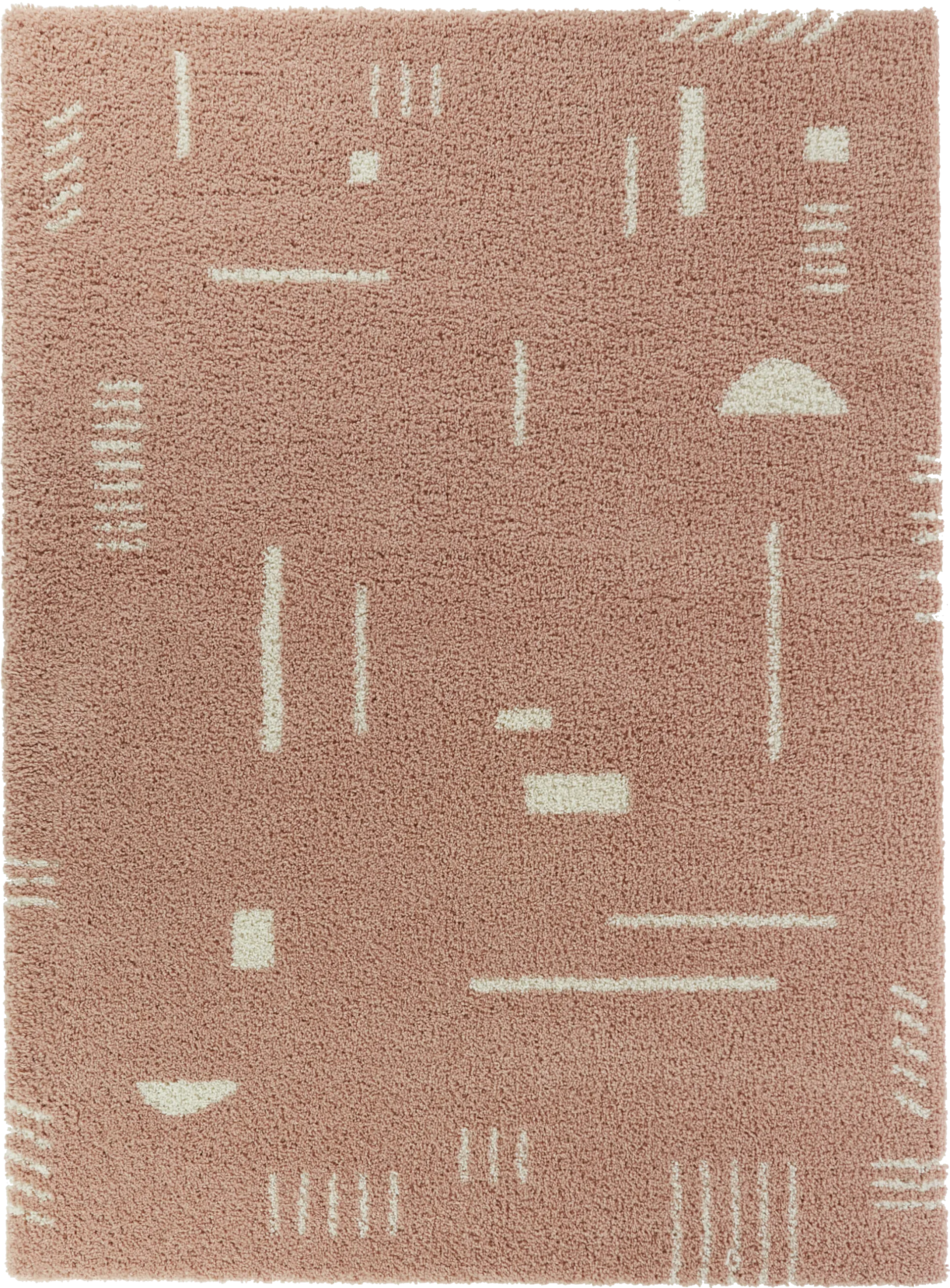 Kids Pailoap Pink/White 5'3 x 7' Rug - Image 1