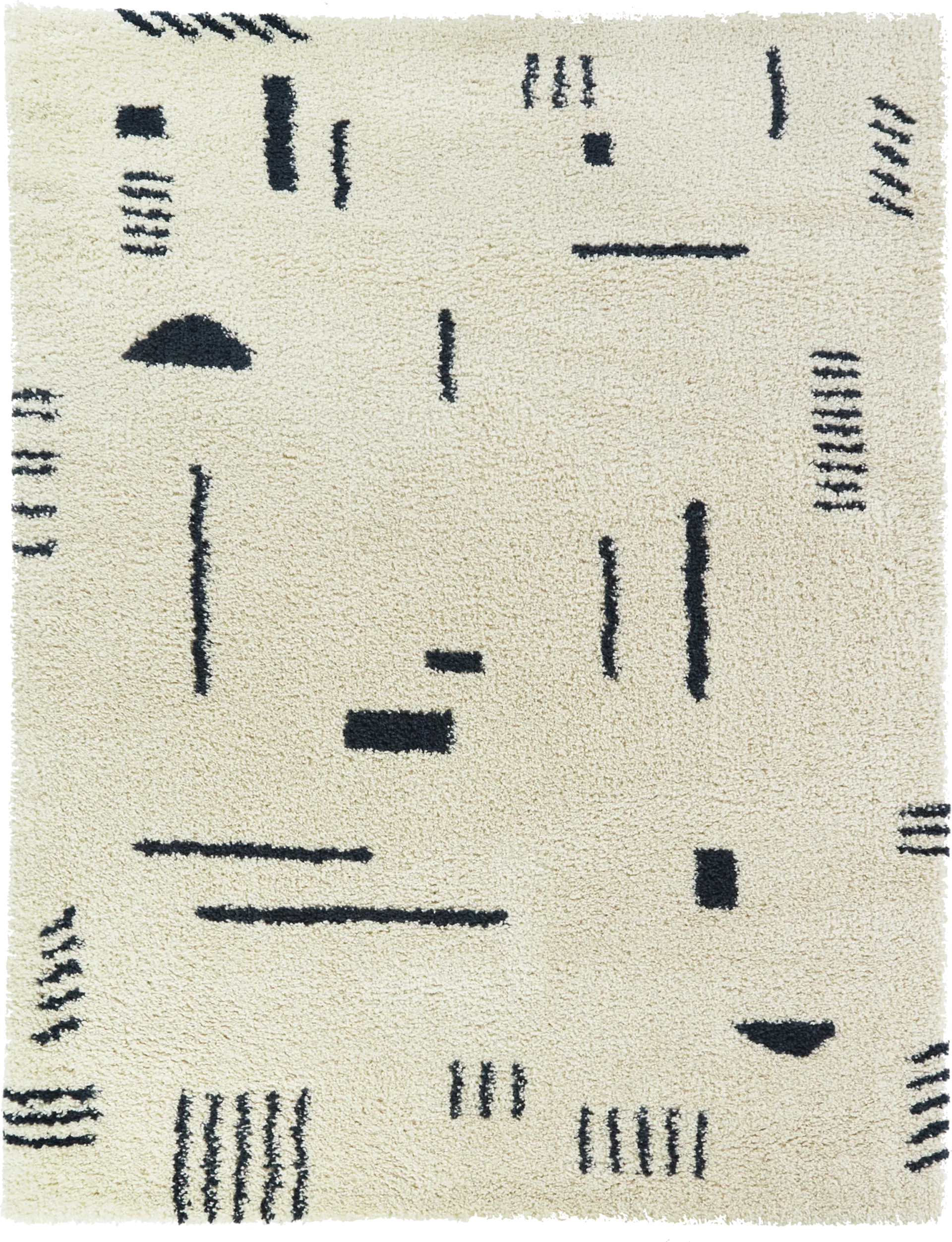 Kids Pailoap White/Blue 6'7 x 9' Rug - Image 1