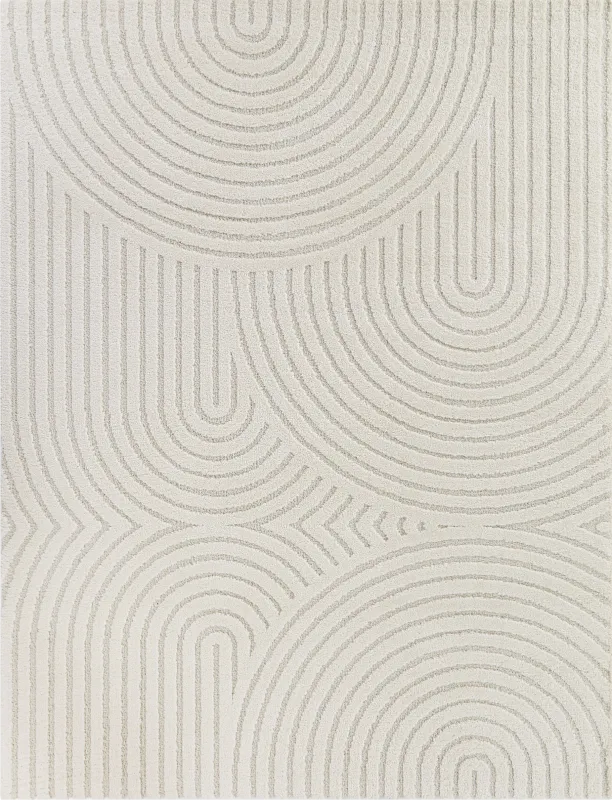Macasano Cream 5'3 x 7' Rug
