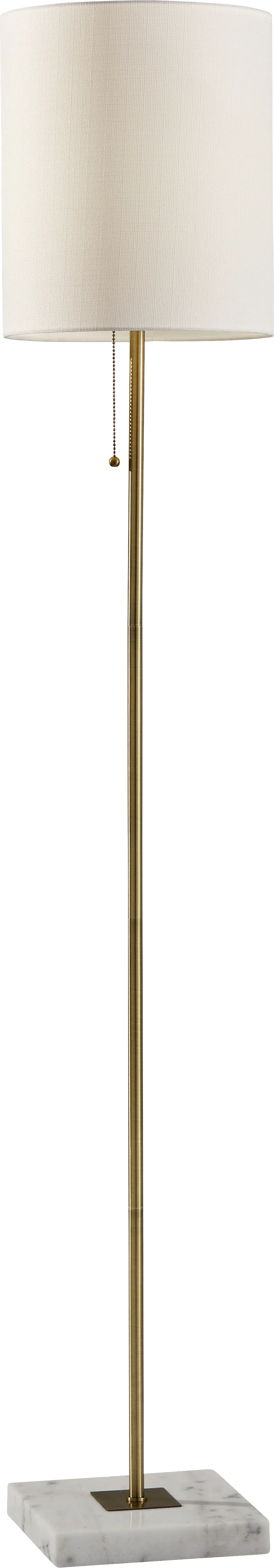Abby Park Brass Floor Lamp - Image 1