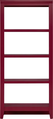 Abbie Red Bookcase