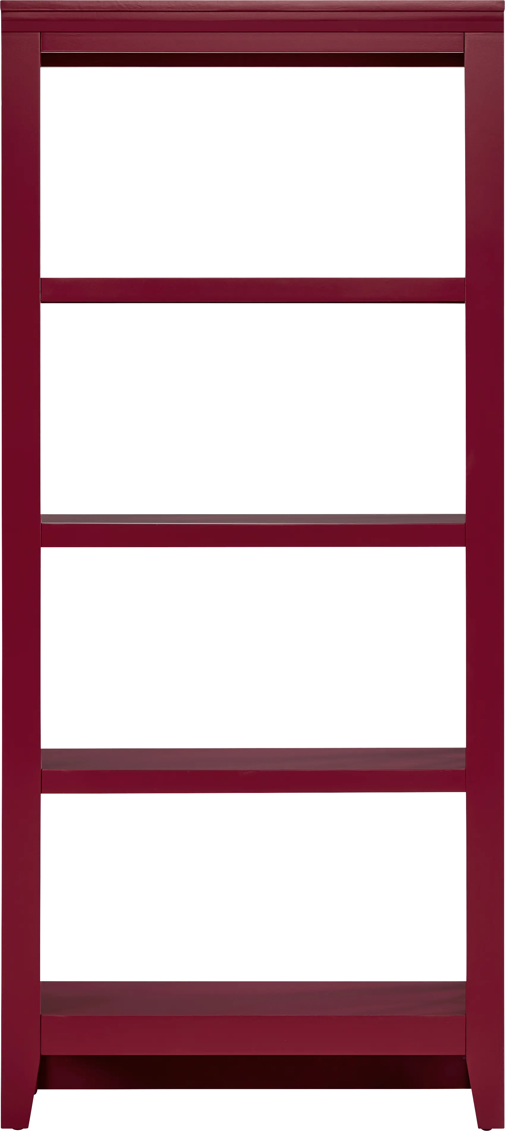 Abbie Red Bookcase