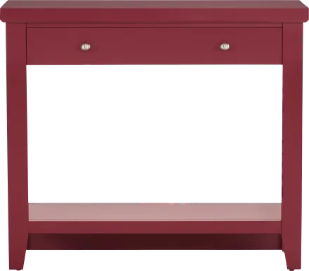 Abbie Red Accent Table