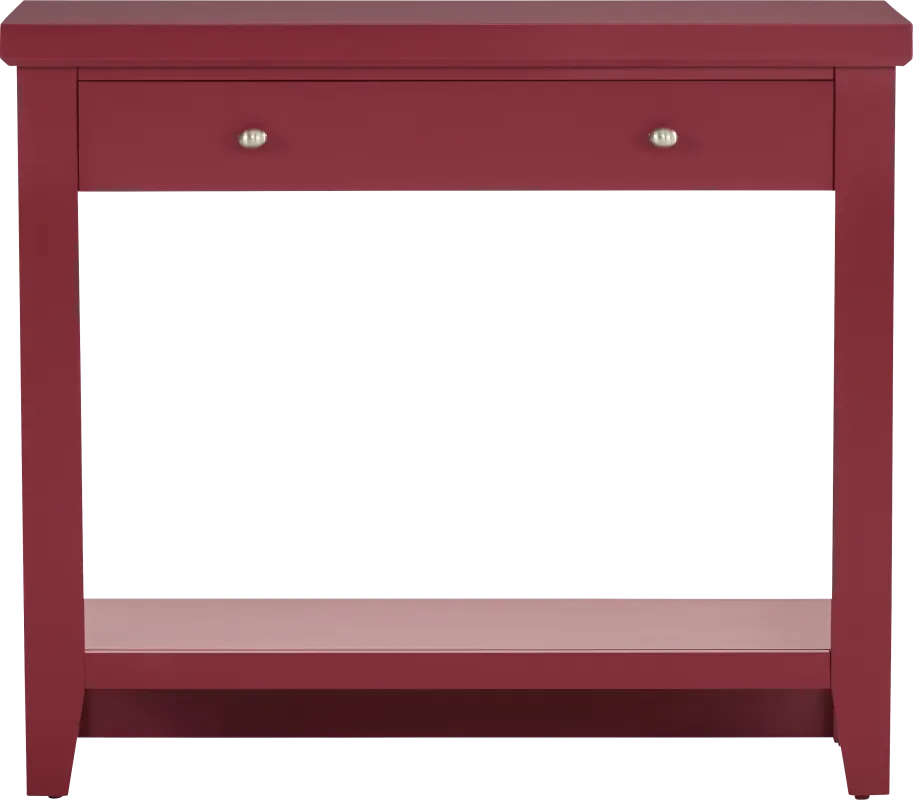 Abbie Red Accent Table