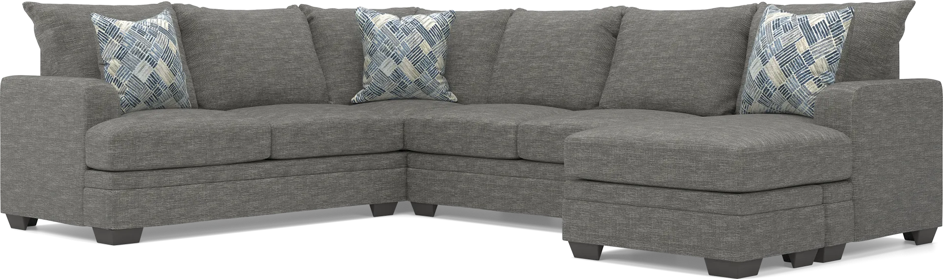 Copley Court Pewter 2 Pc Sectional - Image 2