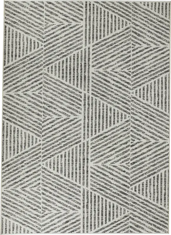 Cosgrove Gray 7'10 x 10' Indoor/Outdoor Rug