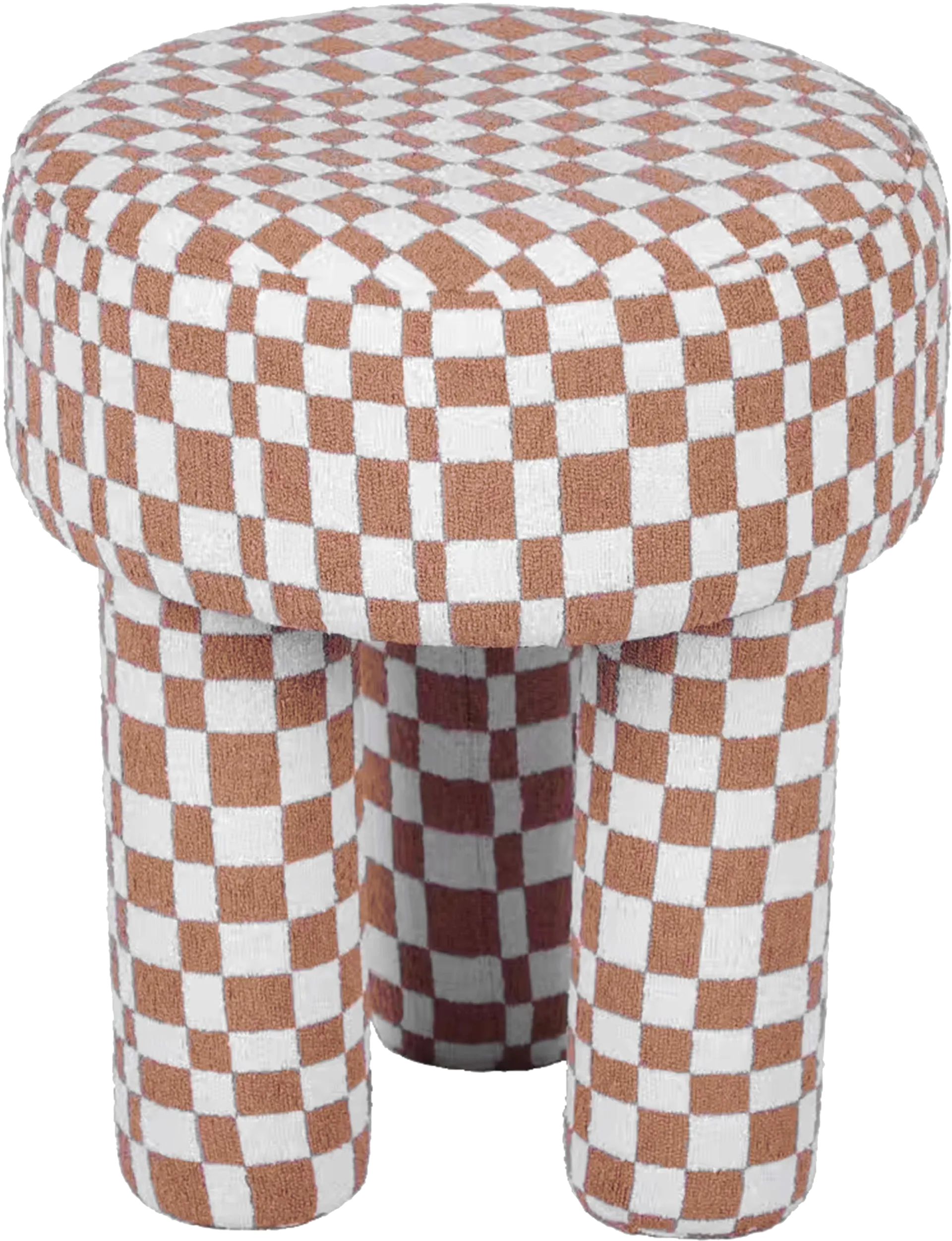 Clelia Brown Stool - Image 1
