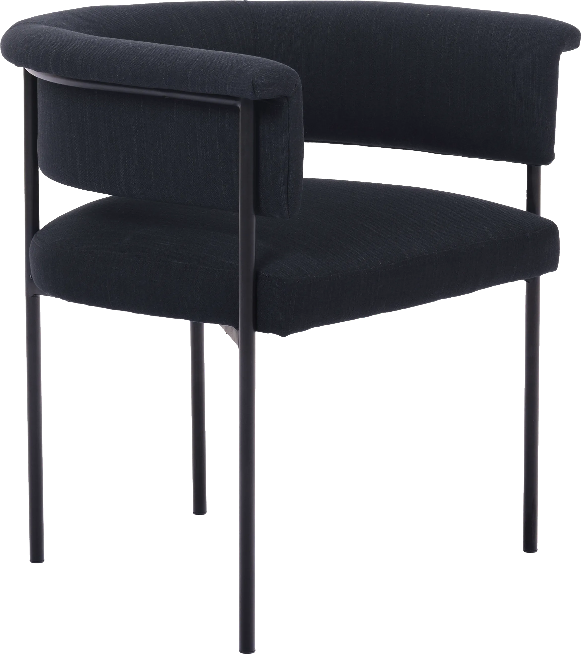 Fermanagh Black Arm Chair - Thumbnail - Image 1