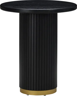 Bequette Black Sofa Table