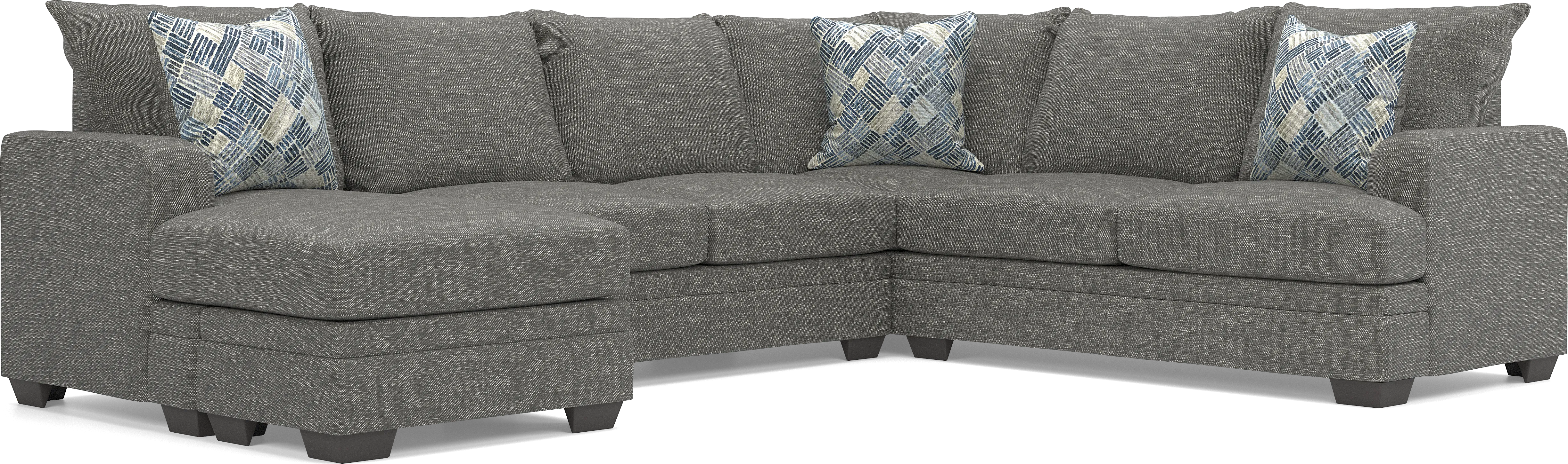 Copley Court Pewter 2 Pc Sectional - Thumbnail - Image 1
