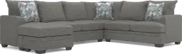 2 pc left arm chaise sectional