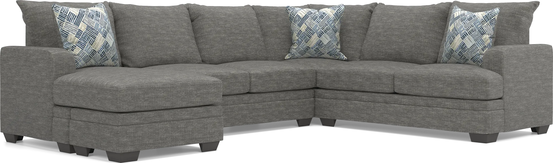 Copley Court Pewter 2 Pc Sectional - Image 1