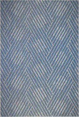 Gamuz Blue 8' x 10' Indoor/Outdoor Rug