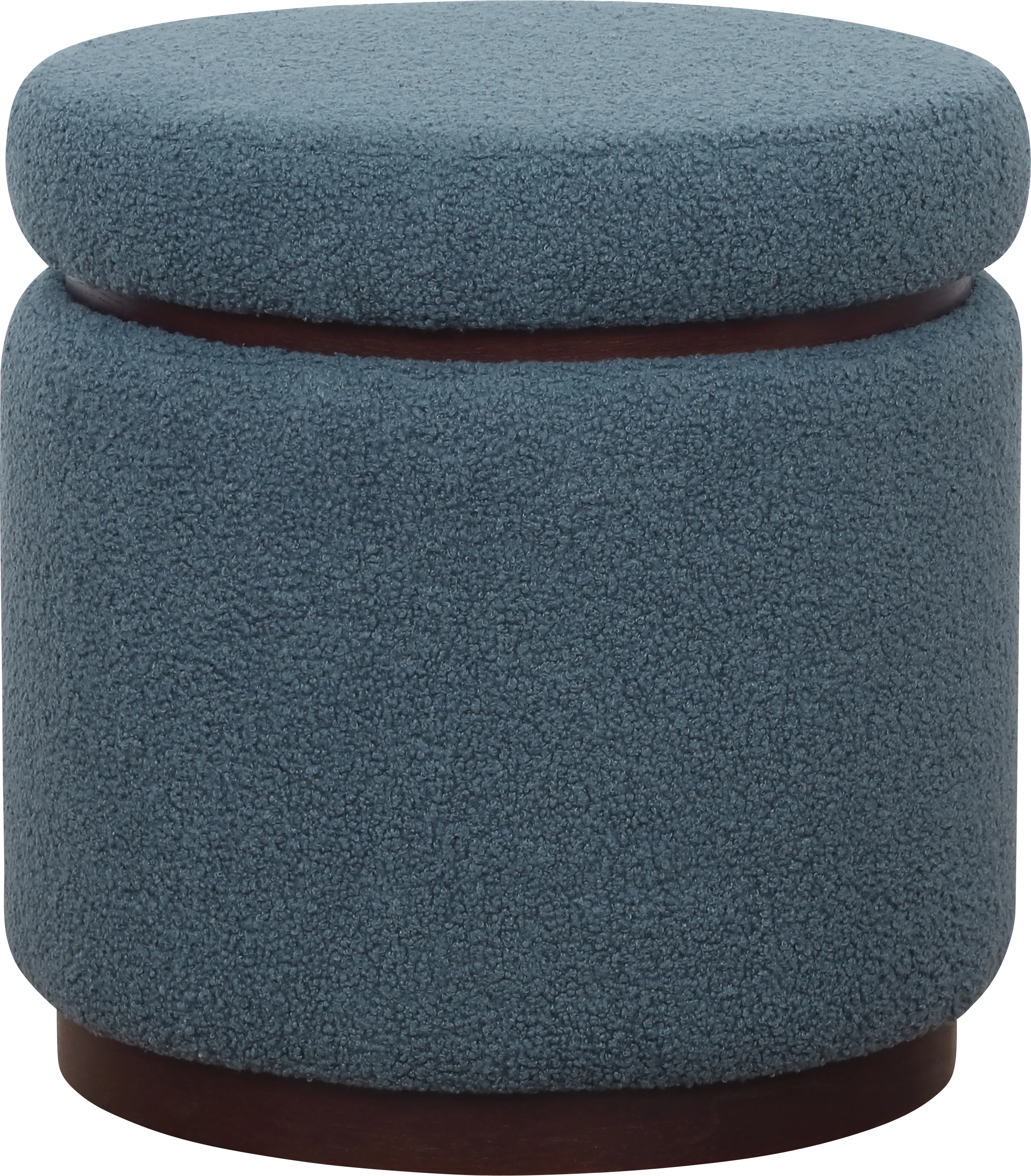 Kids Charleston Blue Storage Ottoman - Thumbnail - Image 1