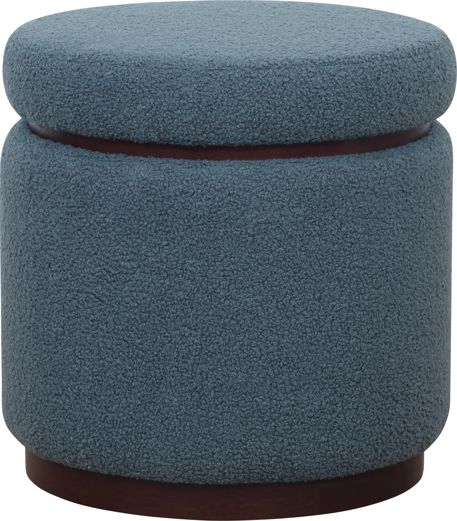 Kids Charleston Blue Storage Ottoman - Image 1