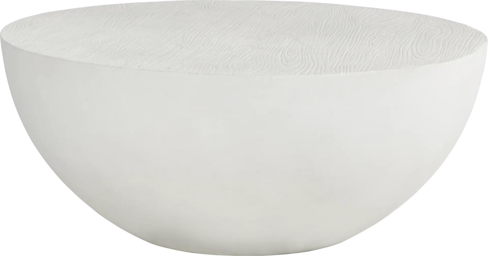 Petra White Round Outdoor Cocktail Table - Image 1