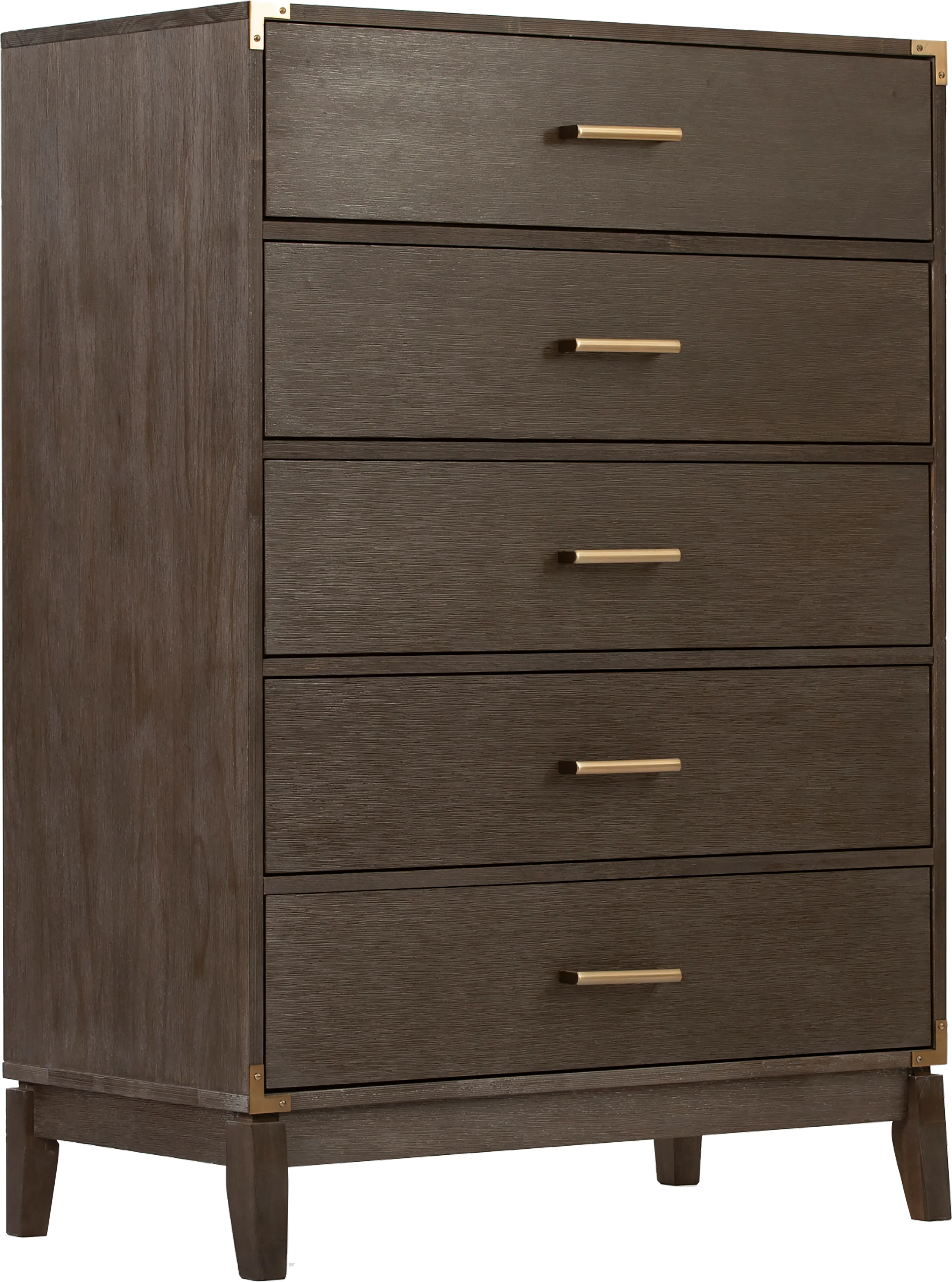 Natoma Brown 5-Drawer Chest
