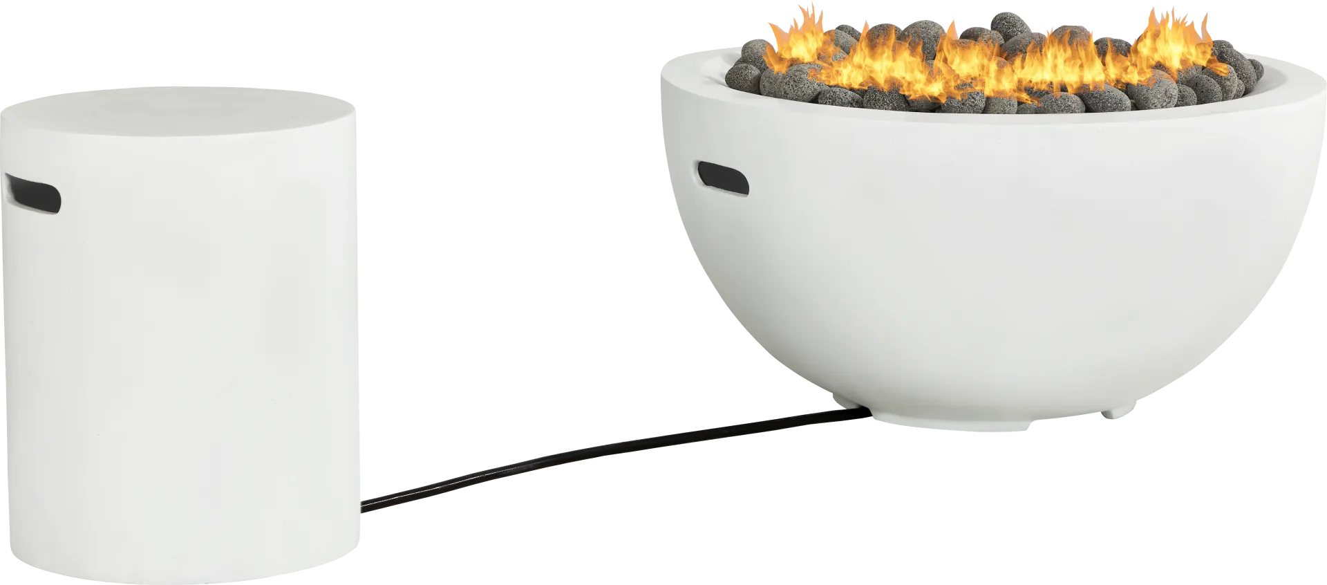 Phoenix White Bowl Fire Pit - Image 1
