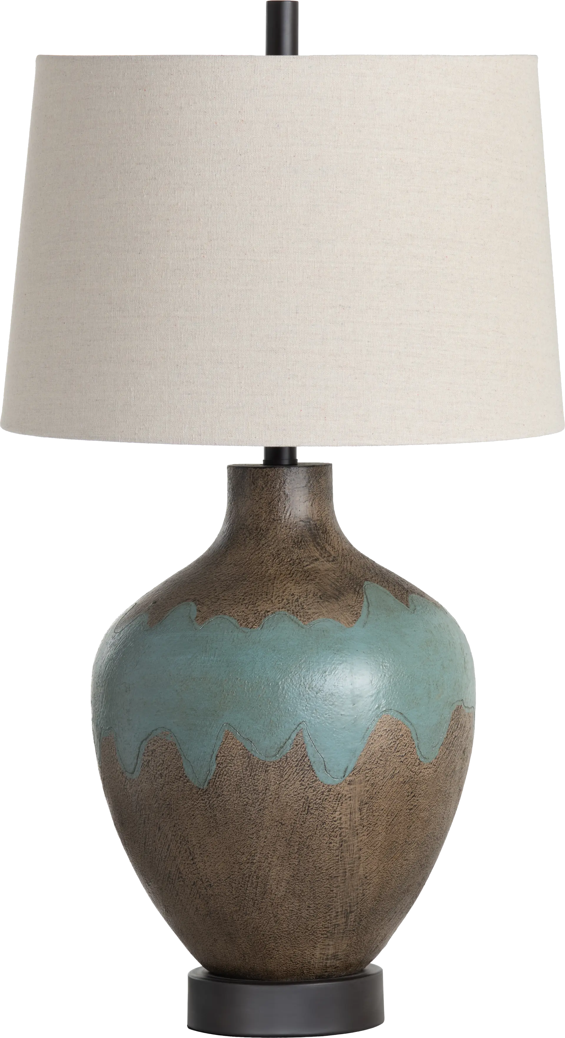 Macduff Avenue Turquoise Lamp