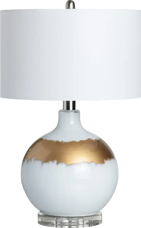Barker Land White Lamp