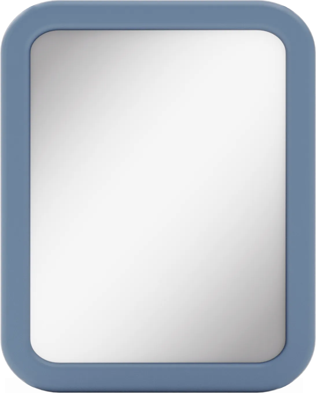Kids Modern Colors Slate Blue Mirror - Image 1