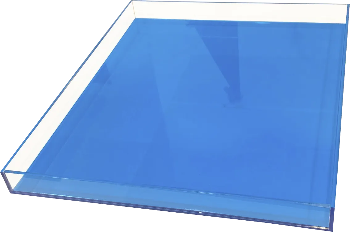 Jadelane II Neon Blue Tray