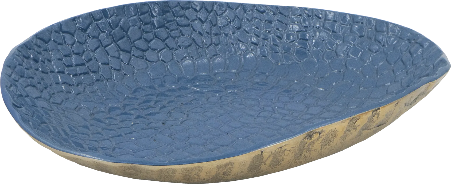 Langney Reef I Blue Platter - Image 1