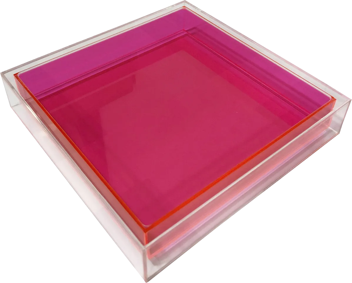 Marbridge Hot Pink Tray - Image 1