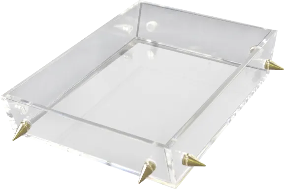 Digbo Clear/Gold Tray, Small