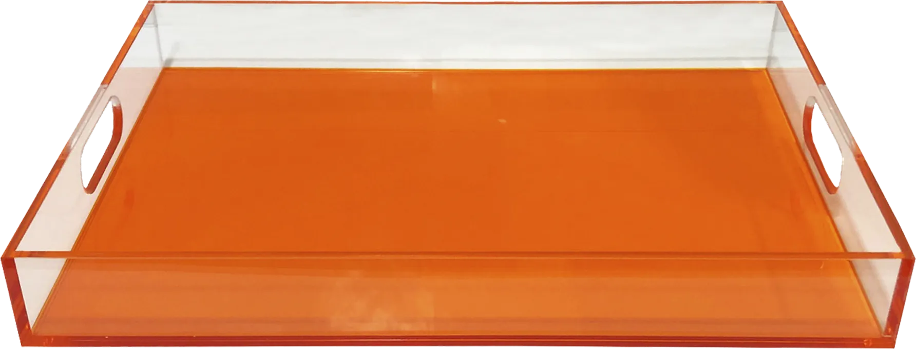 Roseware Neon Orange Tray - Image 1