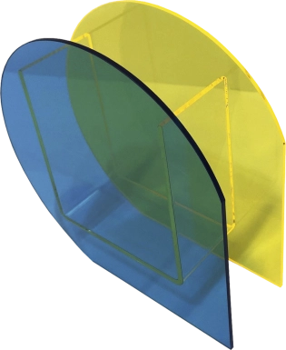 Houndsworth I Yellow/Blue Vase