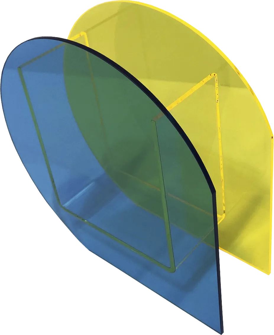 Houndsworth I Yellow/Blue Vase - Image 1