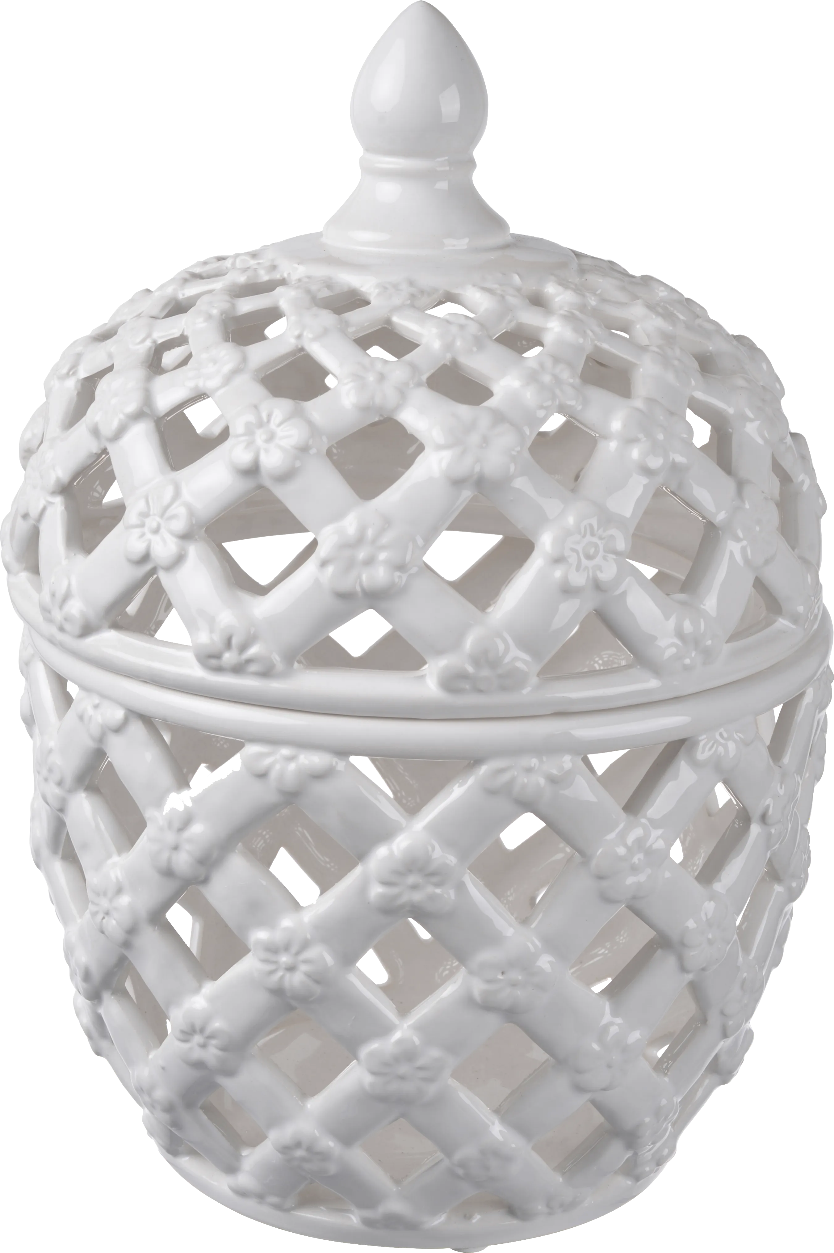 Jaxer White Jar - Thumbnail - Image 1