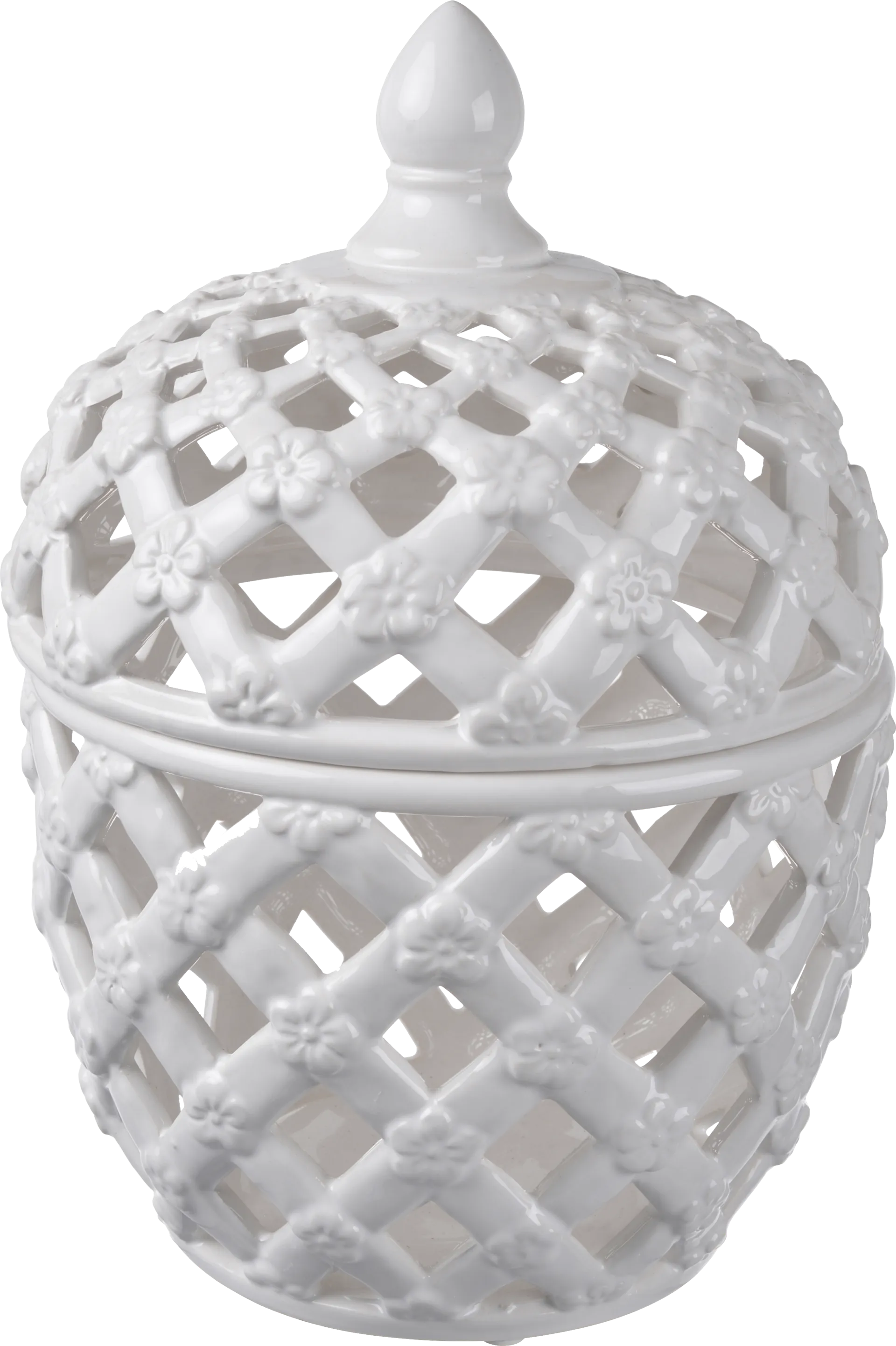 Jaxer White Jar - Image 1