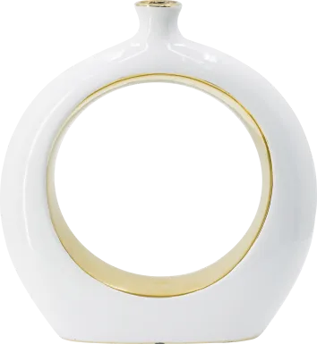 Kaeleen I White Vase