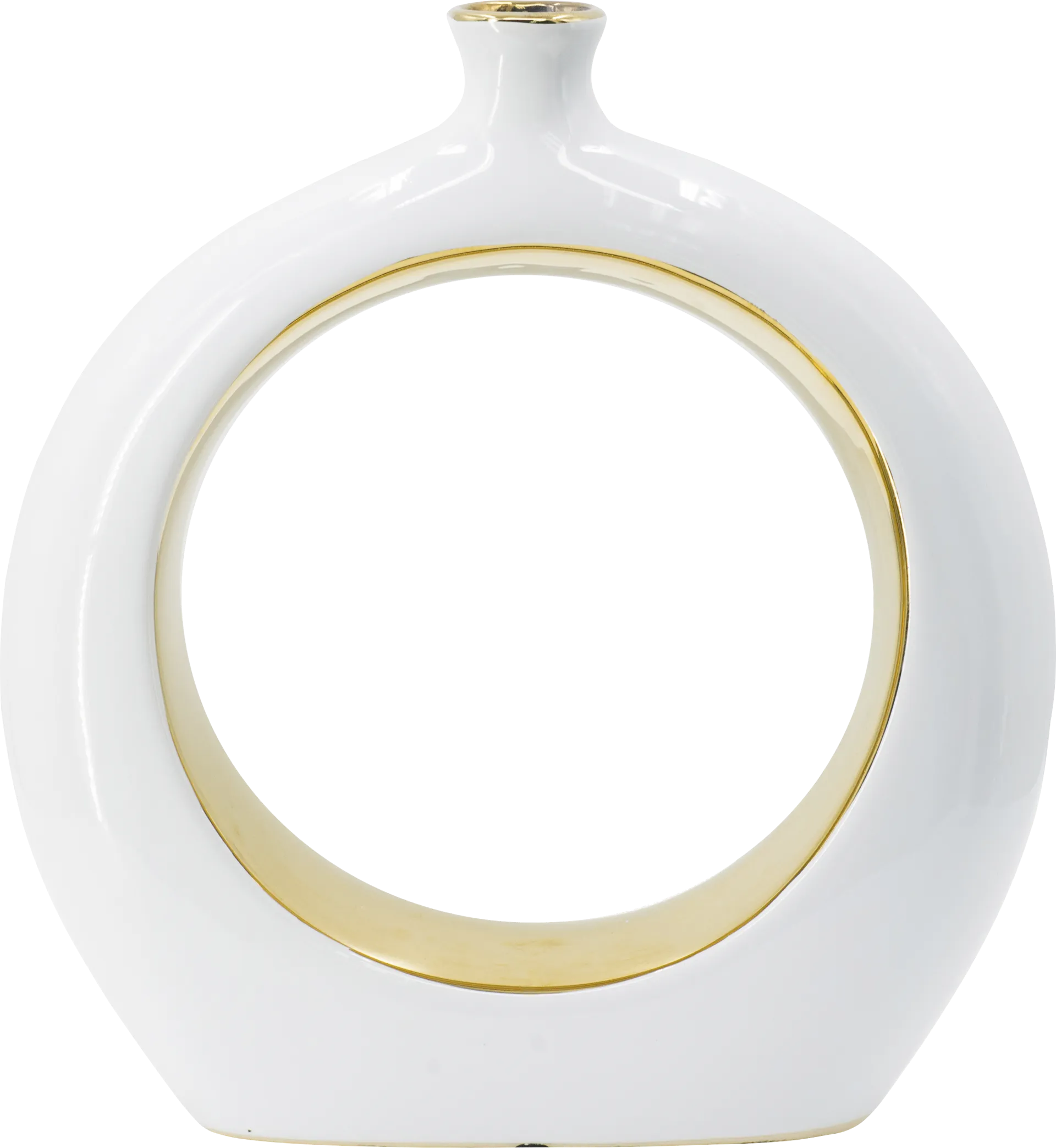 Kaeleen I White Vase - Image 1