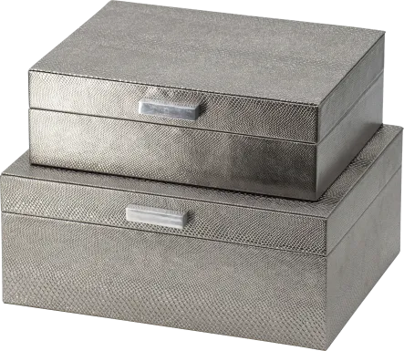 Drifthouse Silver Box, Set of 2