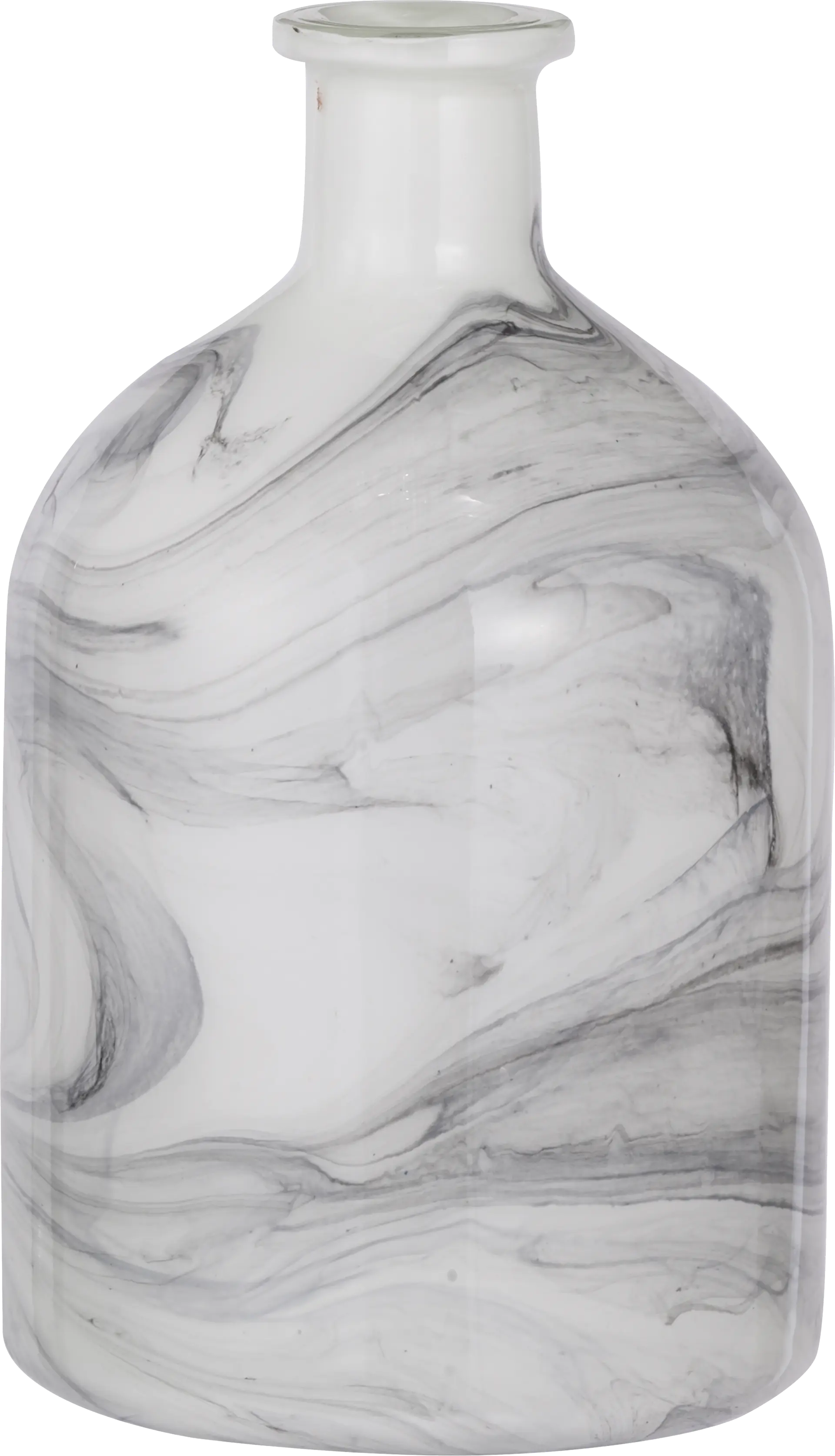 Griffinscape I White Vase