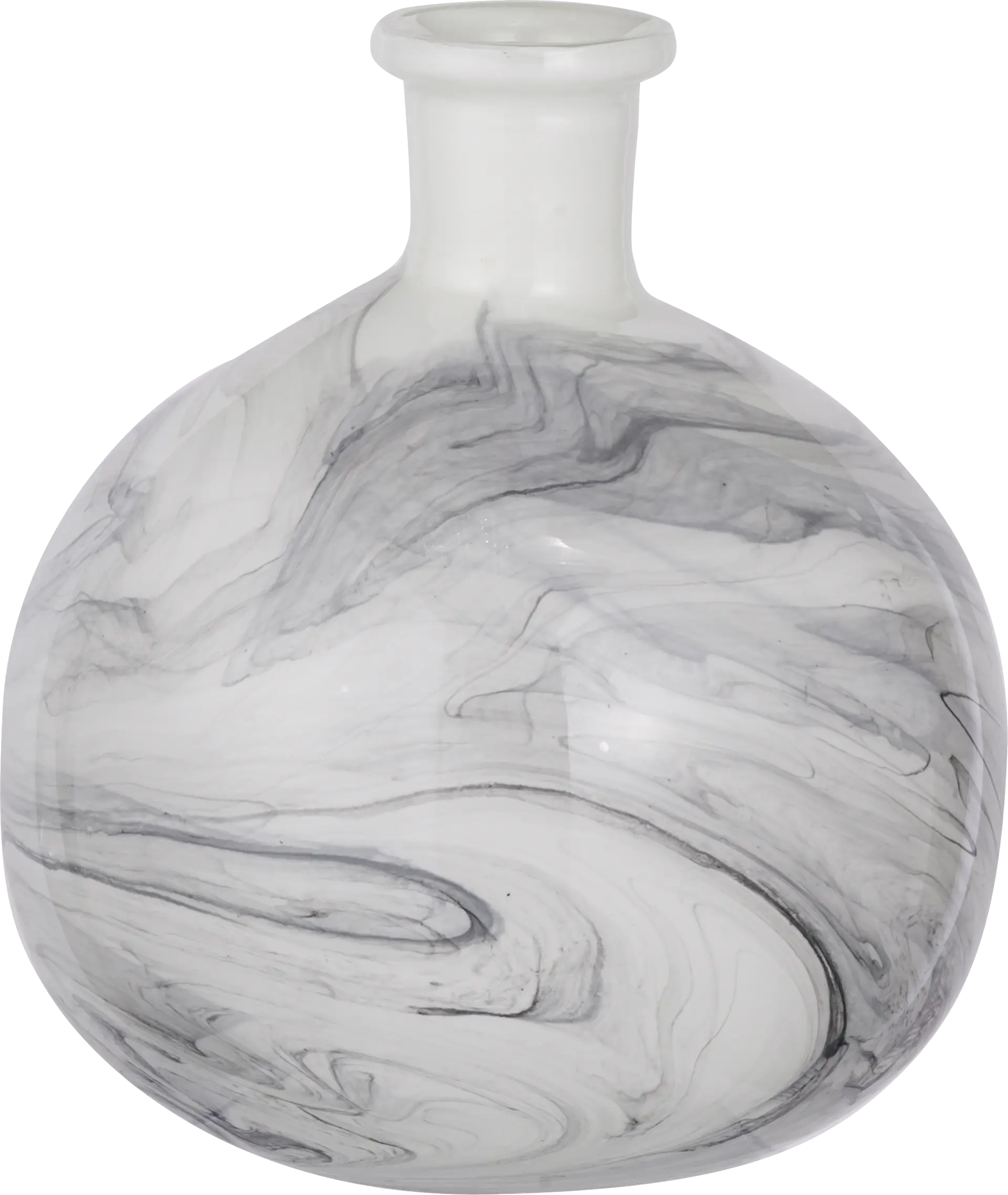 Griffinscape II White Vase