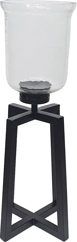 Hoharro Black Large Candle Holder