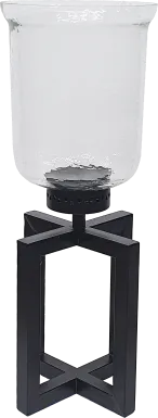 Hoharro Black Small Candle Holder