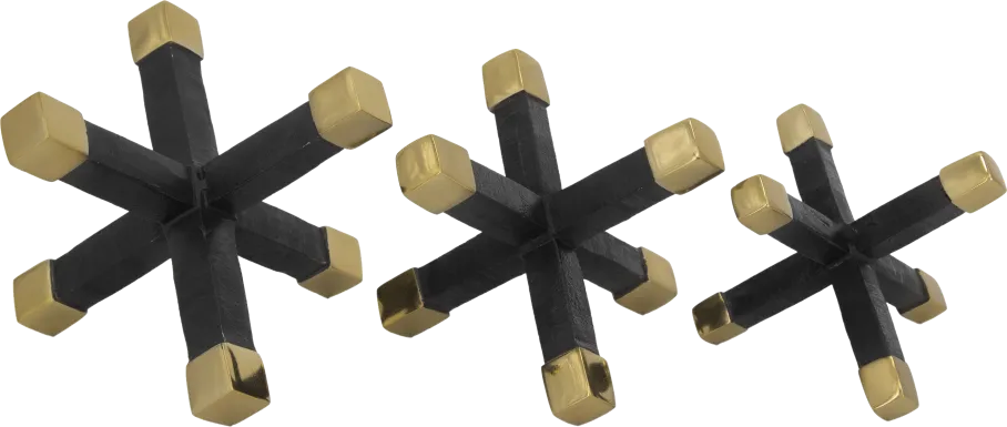 Nemotors Black Sculpture, Set of 3