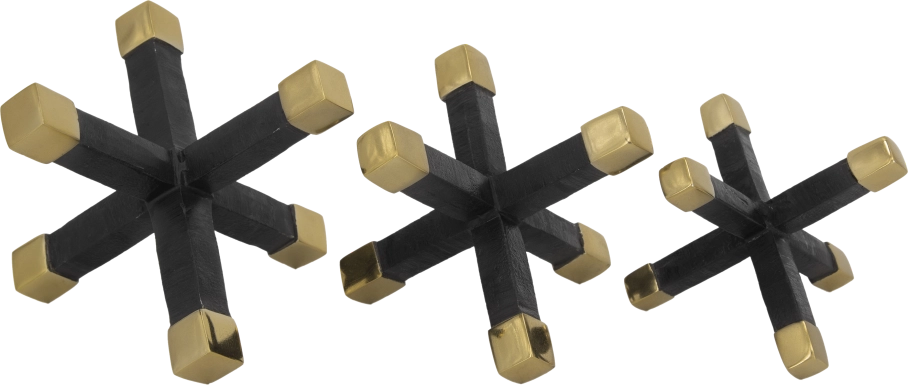 Nemotors Black Sculpture, Set of 3