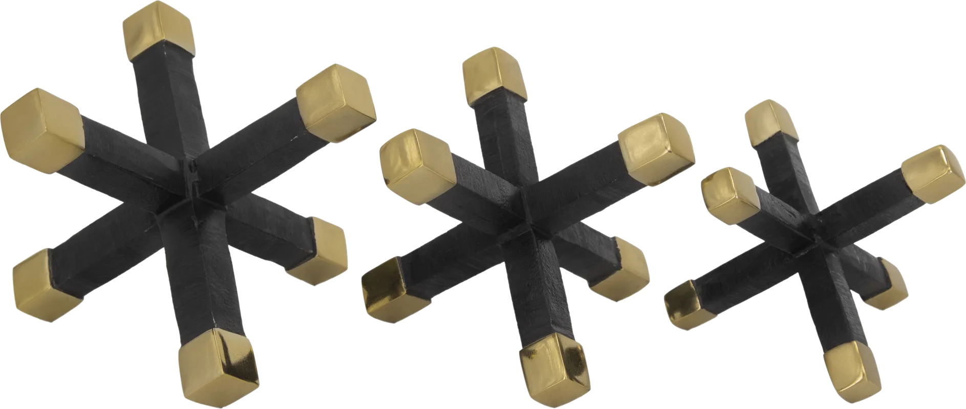 Nemotors Black Sculpture, Set of 3