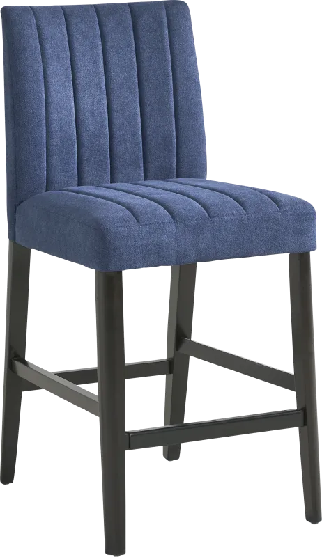 Jarvis Blue Counter Stool