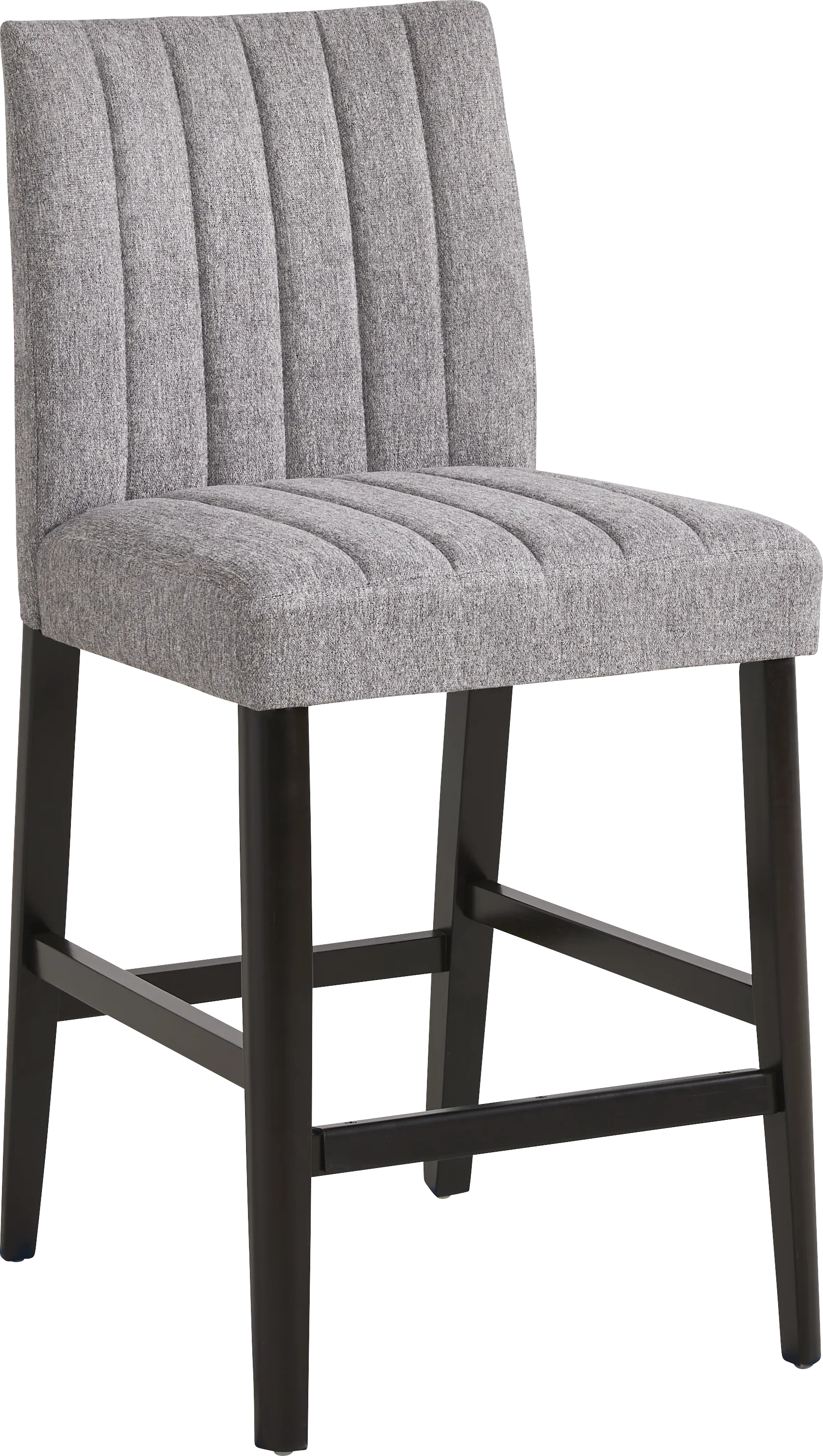 Jarvis White 3 Pc Counter Height Dining Room with Gray Side Chairs - Thumbnail - Image 3