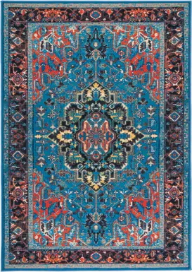 Carigna Blue/Multi 7'9 x 10' Rug