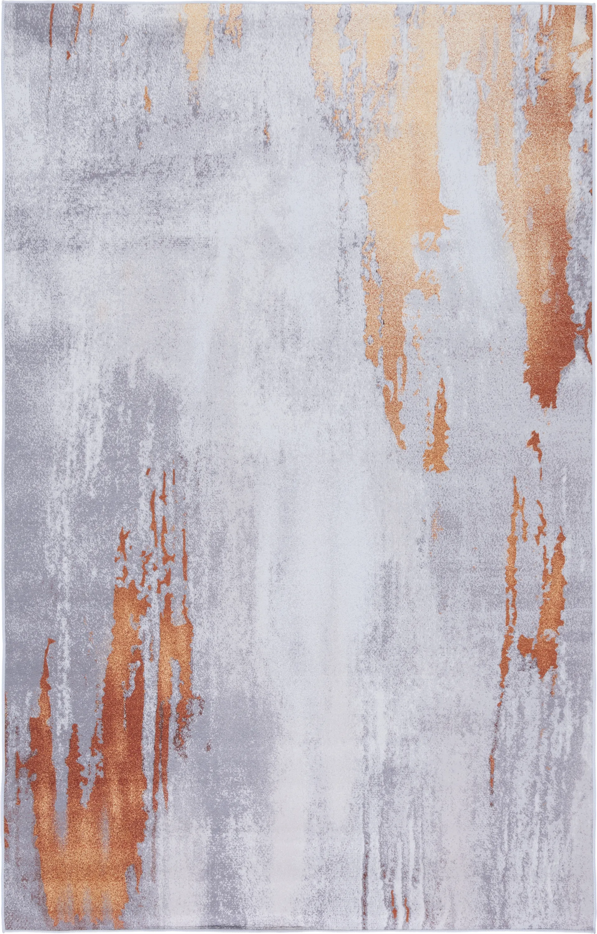 Ichana Gray/Rust 8' x 10' Rug - Image 1