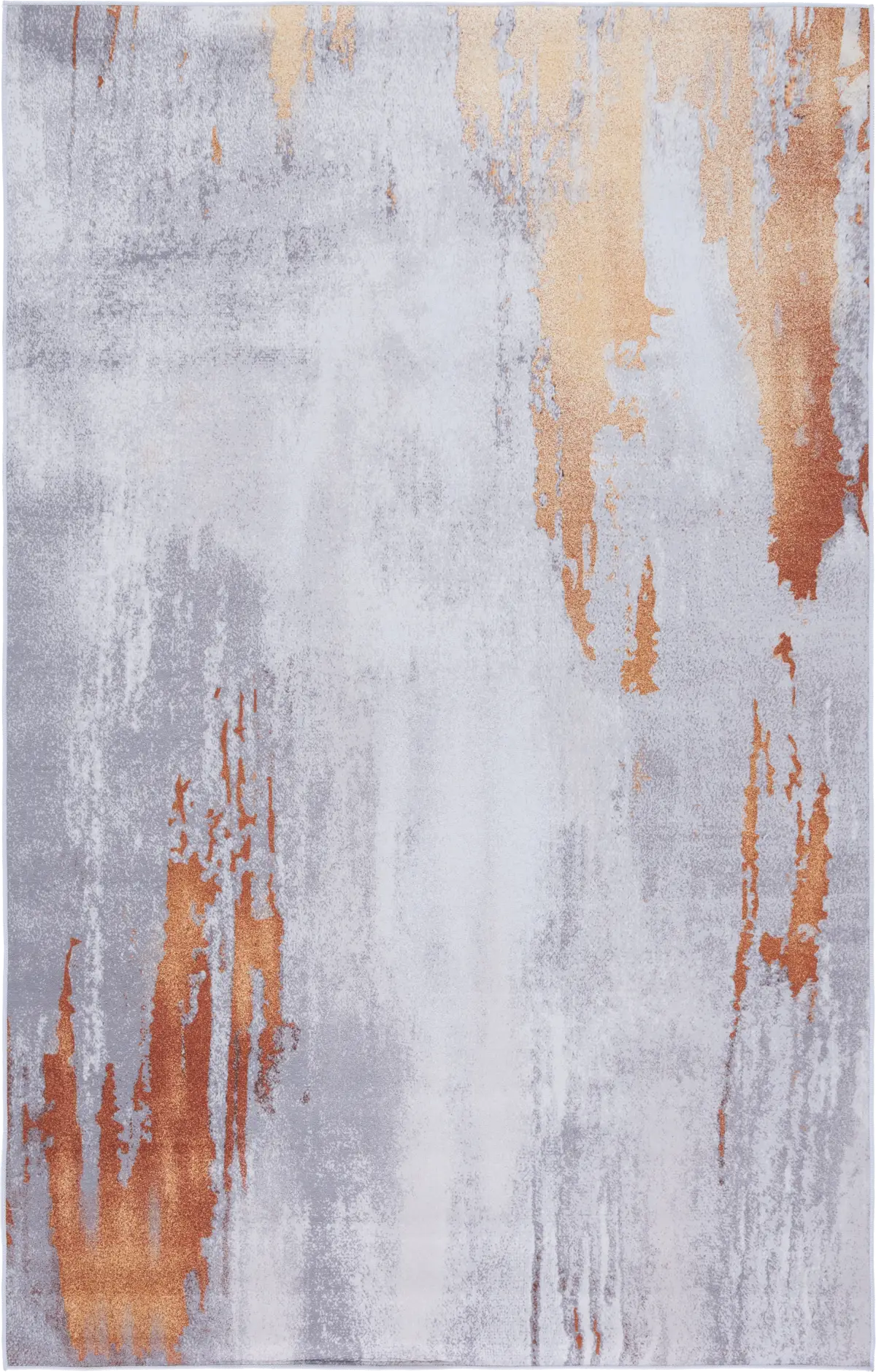 Olive Grey Rust Rug Ichana Gray,Rust Gray,Red Rugs | Rooms to Go