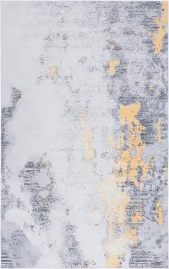 Zhoro Gray/Gold 8' x 10' Rug